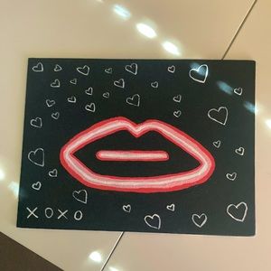 Cute xoxo hearts and kisses painting